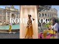 GIRLS TRIP TO ROME TRAVEL VLOG TREVI FOUNTAIN COLOSSEUM E BIKE TOUR VLOG DAY 2