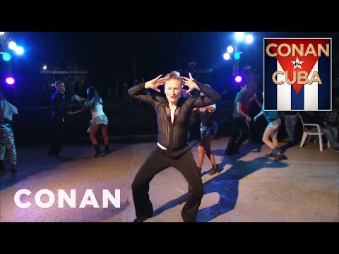 Conan Learns To Dance Cuban Rumba | CONAN on TBS