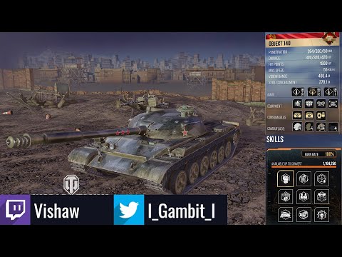 Object 140 - Still The Best Russian Med?: 7.7K Damage: WoT Console - World of Tanks Console