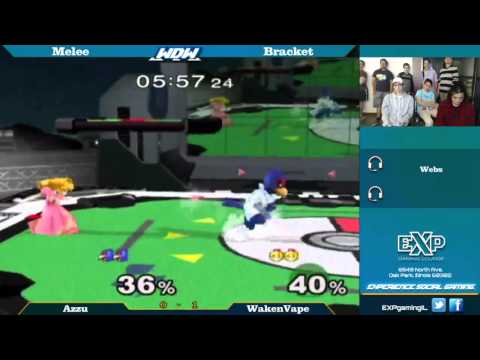 WDW - 9/23/15 - Azzu (Falco) vs WakenVape (Peach) - Winner's Quarters