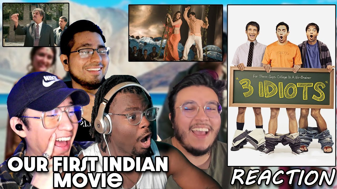 OUR FIRST INDIAN BOLLYWOOD MOVIE..'3 IDIOTS' | REACTION