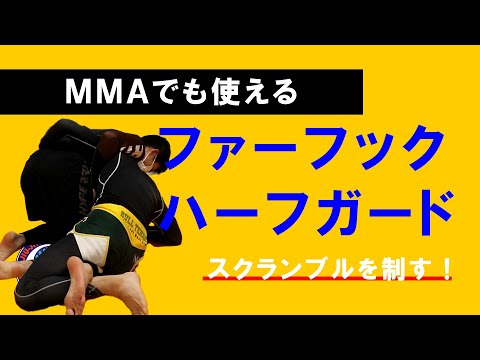 MMAでも使えるファーフックハーフガード