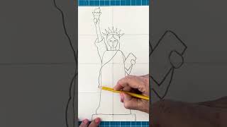 How to draw the Statue of Liberty #artprojectsforkids
