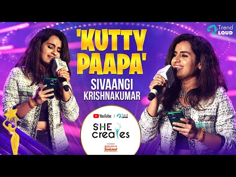 'Kutty Paapa'  | @SivaangiKrishnakumarOffl | She Creates | Coimbatore | YouTube India | Trend Loud