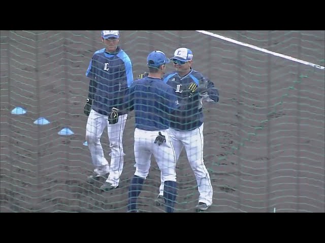 【ライオンズ春季キャンプ】ライオンズ・森・山田 手押し相撲で対決!! 2021/2/11