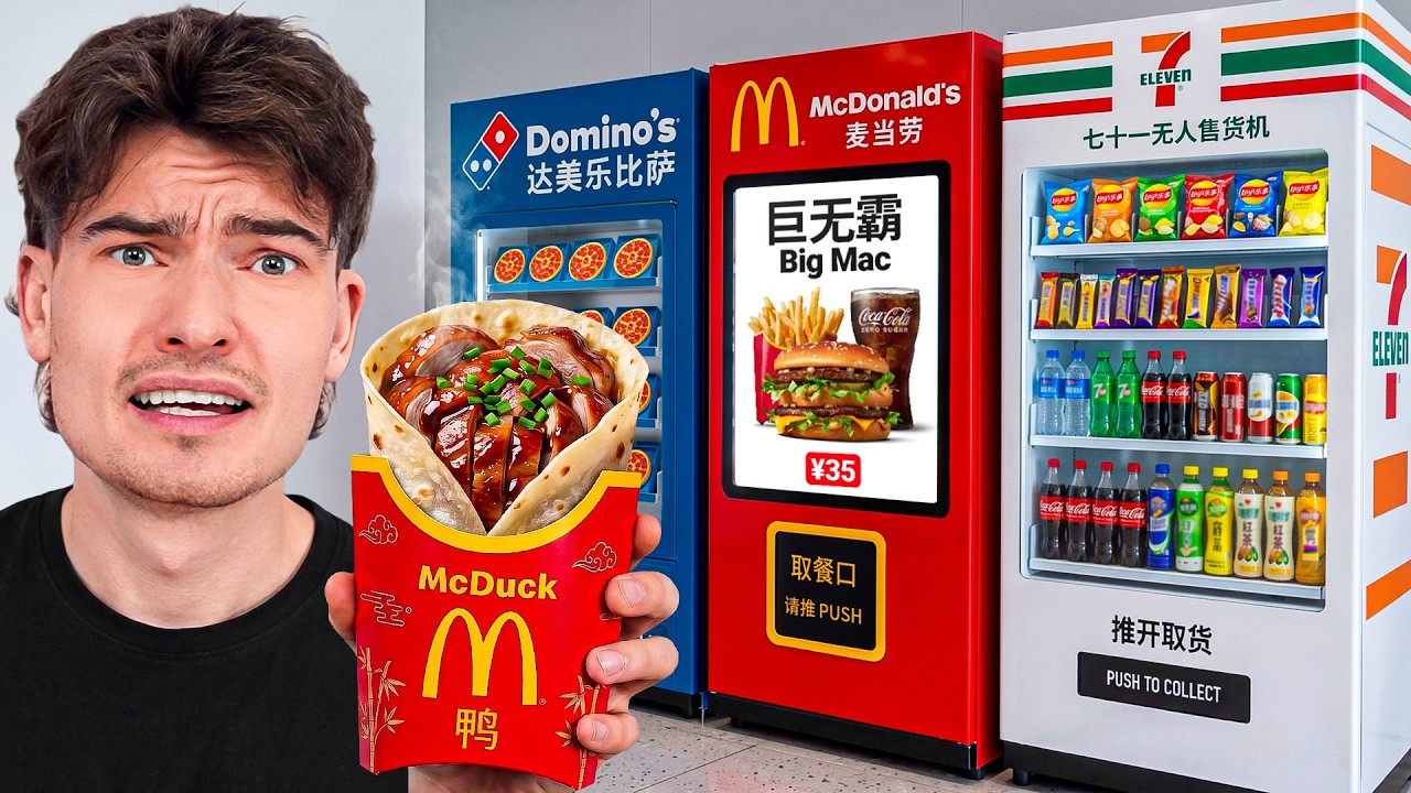 I Tried Every Vending Machine Food In China
