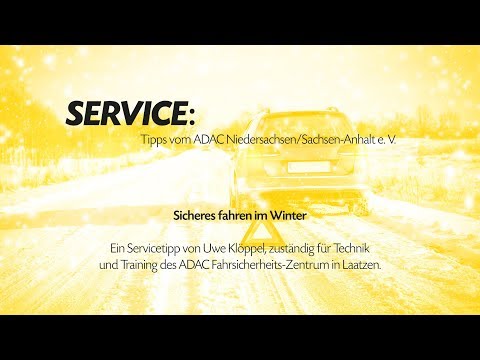 Servicetipp: Sicheres fahren im Winter