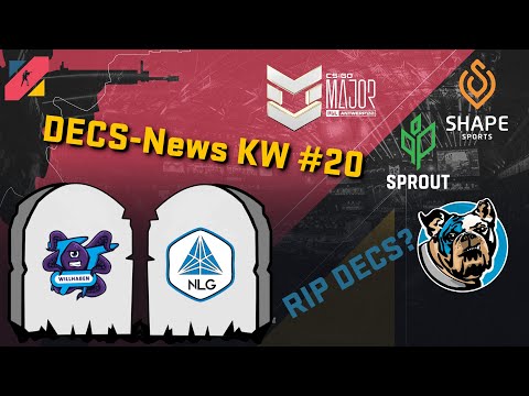 NLG und TTW stellen CS:GO-Bereich ein | DECS-News KW #20 | 1HP.de