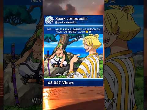 #zoro #zorosanji #sanji #enma #onepiece