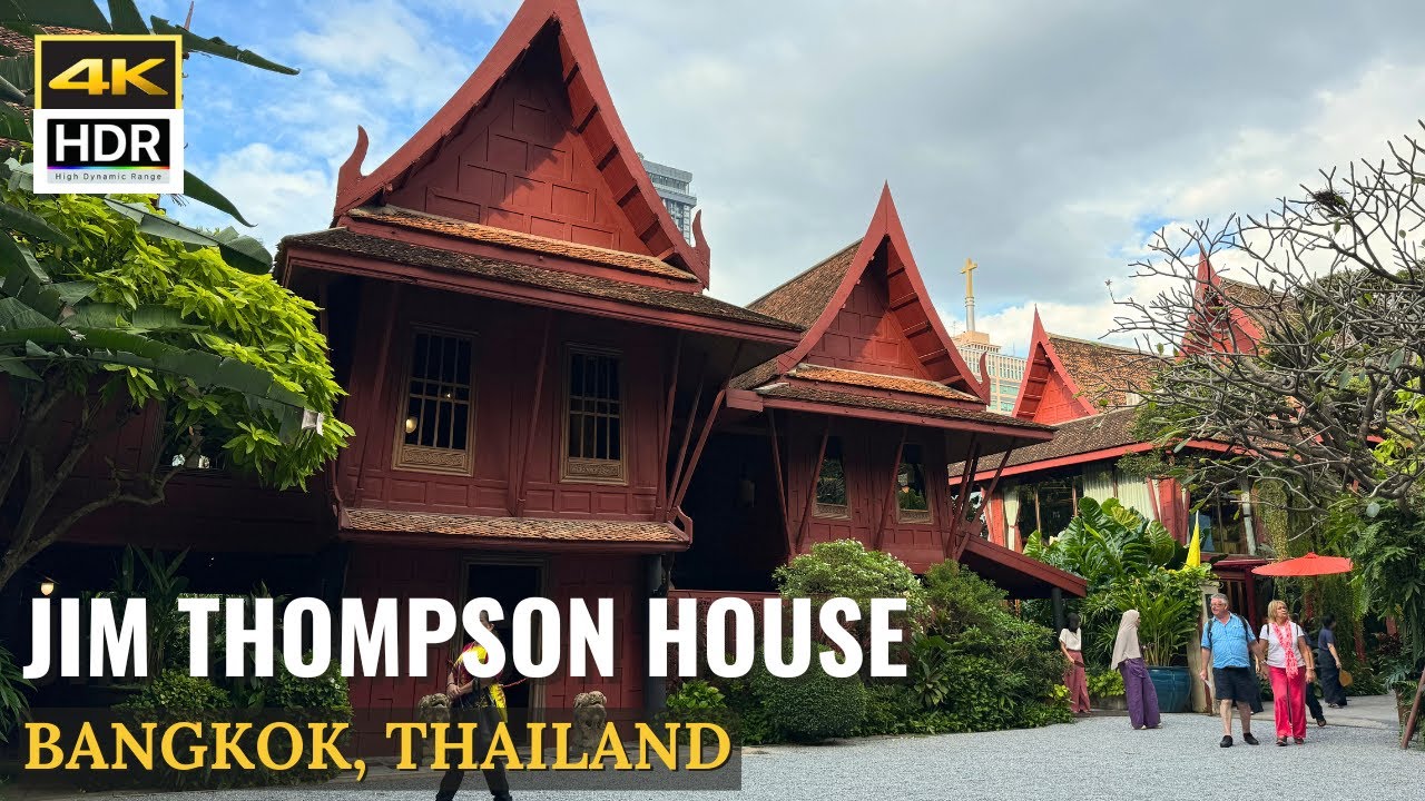 Embark on an engaging walking tour of the intriguing Jim Thompson House.
