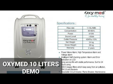 Oxymed 10Lpm Oxygen Concentrator