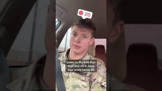 Listen to the kids bop WAP and try to keep your score below 50