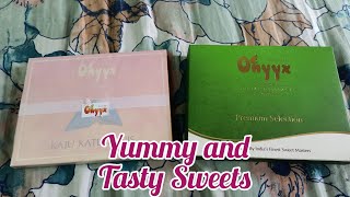 Onyyx Kaju katli and Almond bites unpacking and taste review | available in Flipkart and Amazon