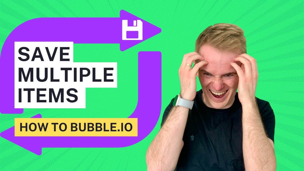 Save multiple items separately in Bubble.io database thumbnail