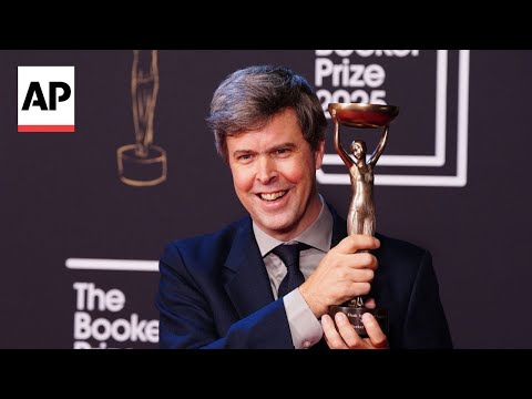 David Szalay wins the 2025 Booker Prize for fiction for his novel 'Flesh'