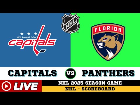 🔴LIVE : Washington Capitals Vs Florida Panthers | NHL 2025 | NHL Live SCOREBOARD | 11/14/2025