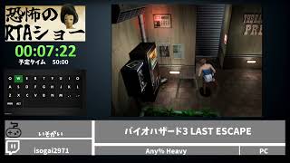 恐怖のRTAショー「バイオハザード3 LAST ESCAPE」