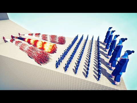 100x TAEKWONDO + 5x GIANT vs TRIO GODS - Totally Accurate Battle Simulator TABS