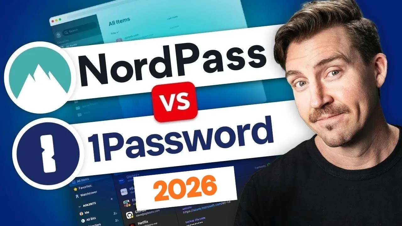 1Password vs NordPass 2026 | Which is The Best Password Manager?