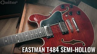 Video thumbnail for Eastman T484 Semi-Hollow Demo | Guitar.com by Guitar