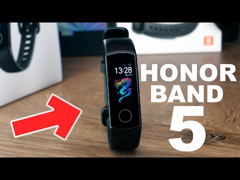 Браслет Honor Band 5 синий - Видео