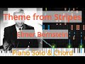 🎹Theme from Stripes, Solo & Chord, Elmer Bernstein, Synthesia Piano