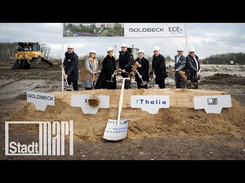 Ein guter Tag für Marl: Spatenstich zum Thalia Omni-Channel-Hub || Stadt Marl