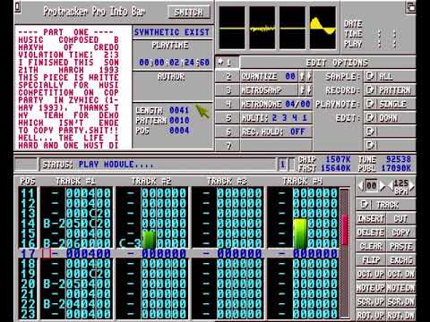 Protracker Pro - Amiga Music, Synthetic Existance modules