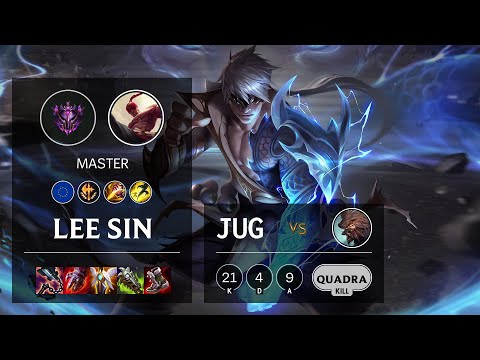 Lee Sin Jungle vs Udyr - EUW Master Patch 11.21
