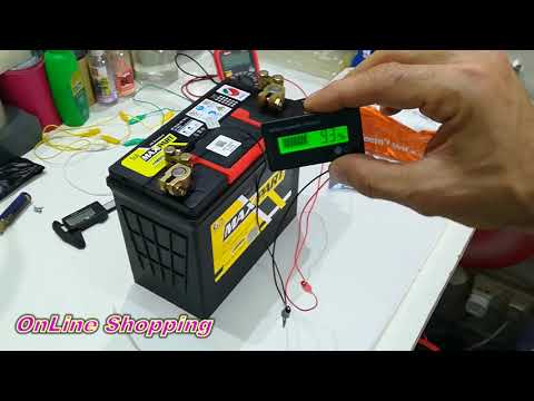 Geekcreit 12V 24V 36V 48V LCD Acid Lead-Lithium Battery Capacity Indicator Digital Voltmeter