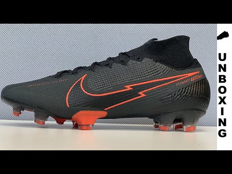 Nike Mercurial Superfly 7 Elite FG Black X Chile Red