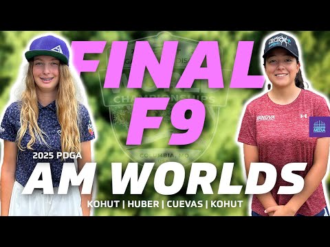 2025 PDGA Amateur World Championships | FINALF9 | Kohut, Huber, Cuevas, Kohut | FA1