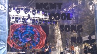 MGMT - Cool Song No. 2 (10.10.2014 - Live in Chapultepec Woods, México City)
