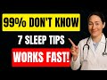 Seniors 7 Sleep Tips NOBODY Tells You EASY To Do TONIGHT