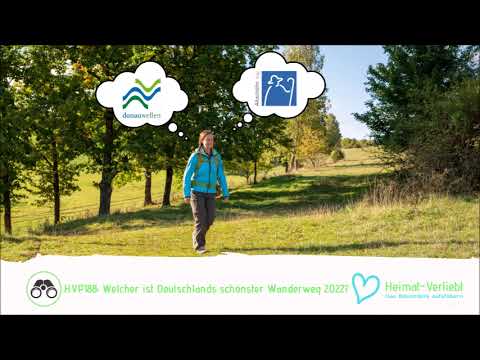 HVP188 - Deutschlands schönster Wanderweg 2022 - Albschäferweg & DonauWelle Eichfelsen-Panorama