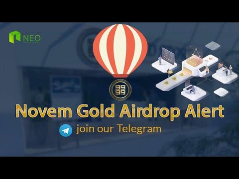 Airdrop Novem Gold dentro da Airdrop Alert , Muito TOP ! IMPERDÍVEL.