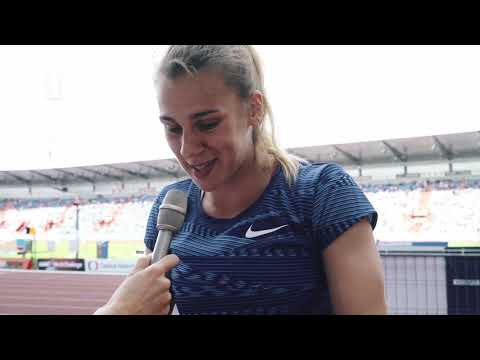 Sara Kolak - interview after Ostrava Golden Spike 2019