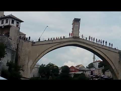 jumper-  Cliff Diving in Mostar - Red Bull 2019 .Bosnia&Herzegovina