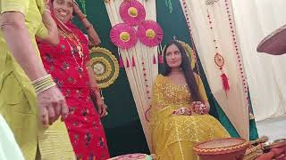 Haldi ceremony #haldi