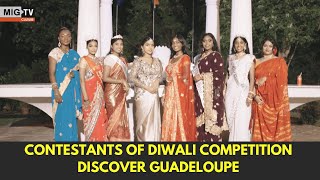 Contestants for Diwali Competition Discover Guadeloupe