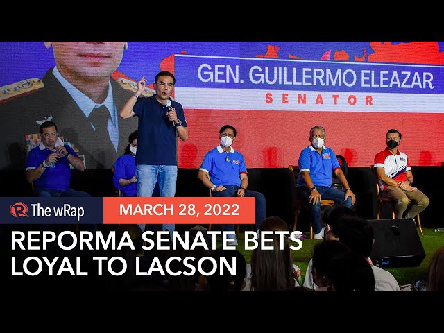 After Reporma split, 3 of 4 Senate bets stay loyal to Lacson