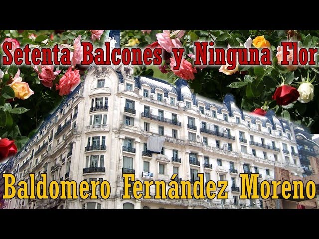 Vídeo relacionado con Setenta balcones y ninguna flor. Antología poética.