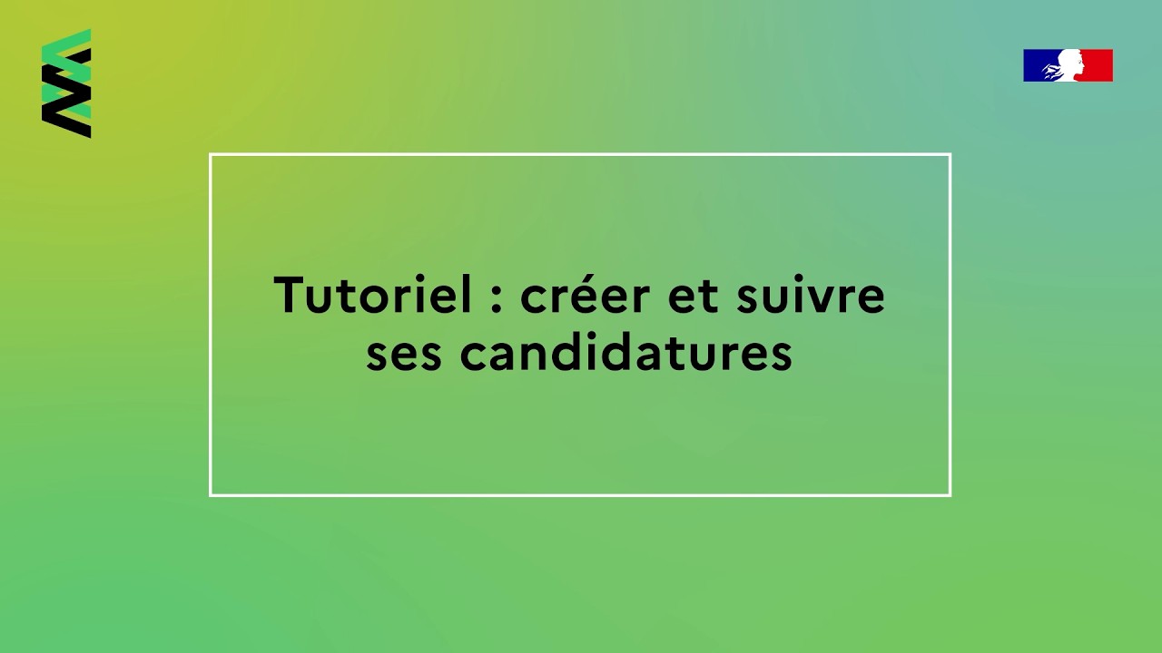 Créer et suivre ses candidatures sur Mon Master