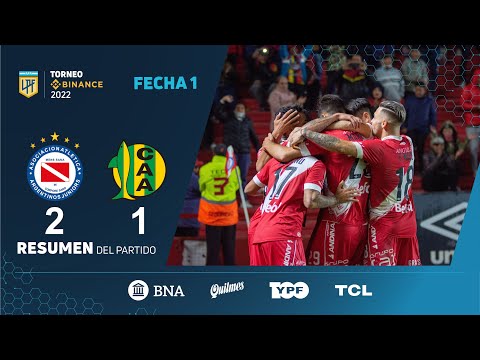 #TorneoBinance | Fecha 1 | resumen de Argentinos - Aldosivi