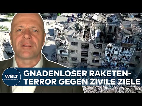 UKRAINE-KRIEG: Doppelschlag - Wie Russland Raketenterror gegen zivile Ziele rechtfertigt | WELT