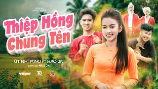 Thiệp hồng chung tên