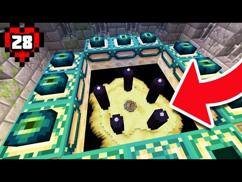 I Built a FAKE END in Minecraft Hardcore?!