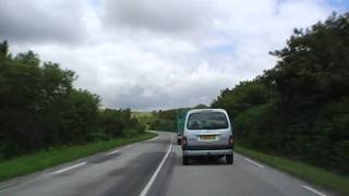 preview picture of video 'Driving Between Sainte-Marie-Du-Menez-Hom & Telgruc-Sur-Mer D887, Brittany, France 23rd July 2010'