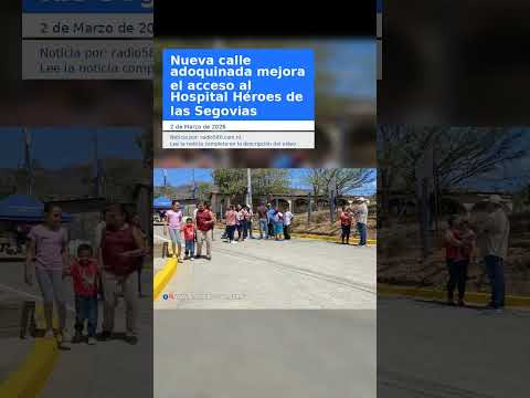 Nueva calle adoquinada mejora el acceso al Hospital Héroes de las Segovias