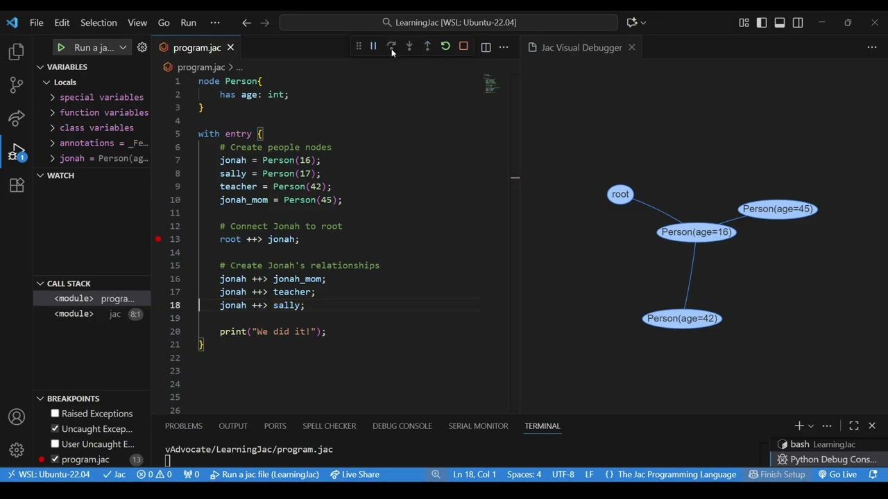 YouTube Tutorial: Watch Graph Build in Real Time